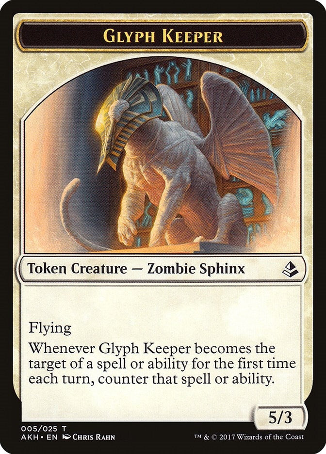 Glyph Keeper Token (0) [AKH] - MTG Single