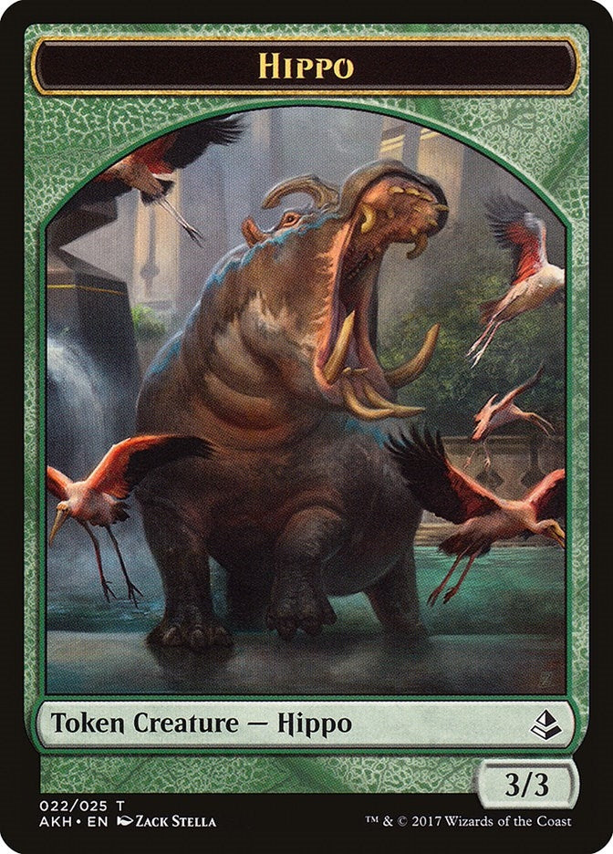 Hippo Token (0) [AKH] - MTG Single