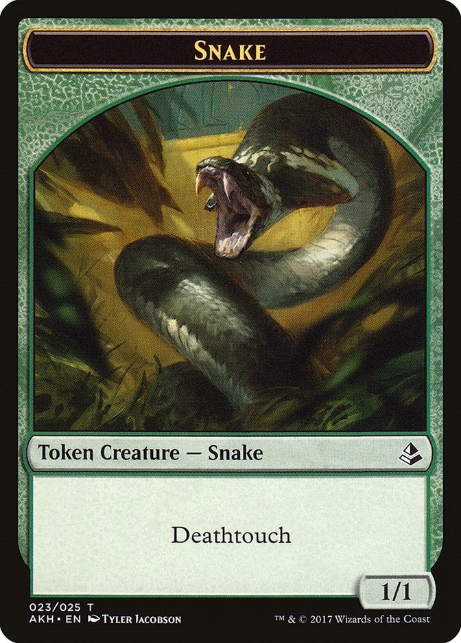 Snake Token (0) [AKH] - MTG Single