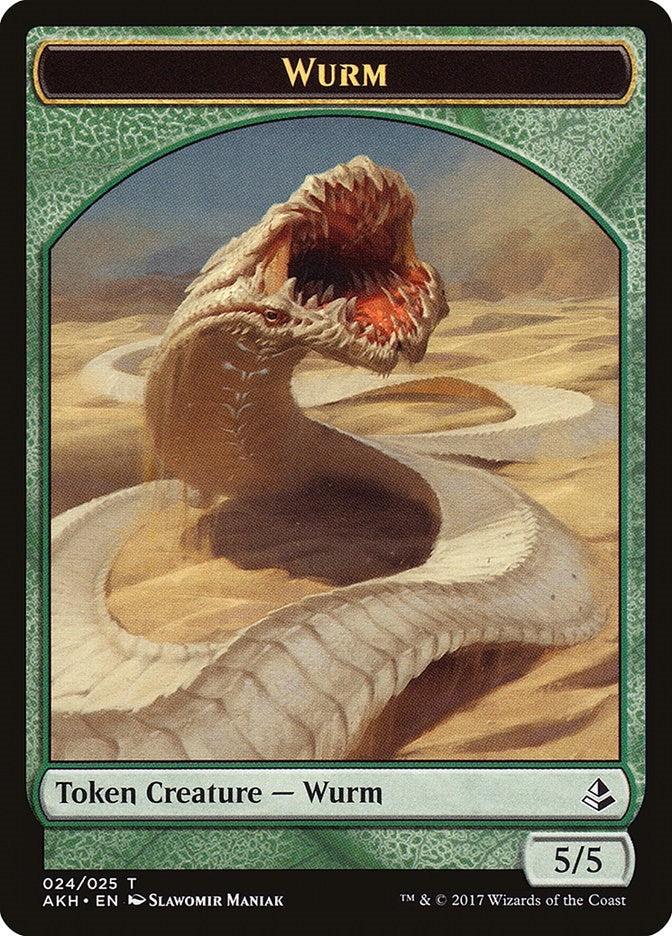Wurm Token (0) [AKH] - MTG Single