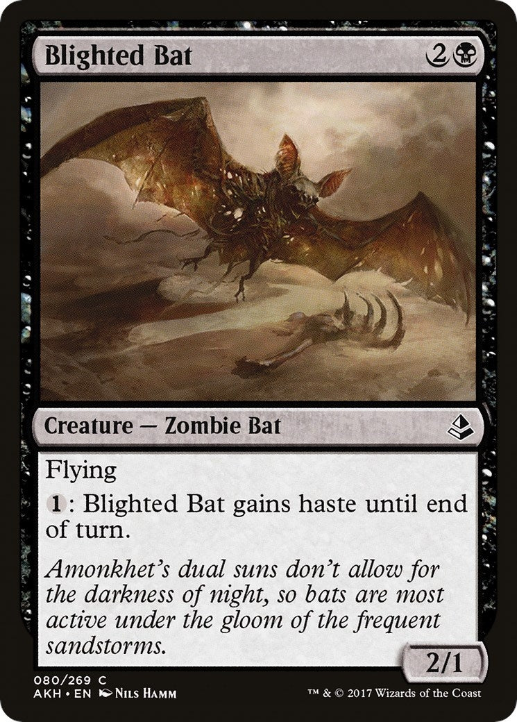 Blighted Bat (80) [AKH] - MTG Single