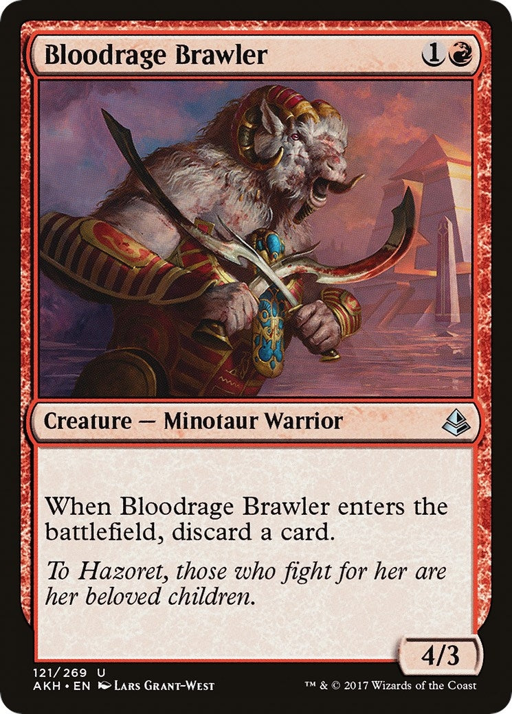 Bloodrage Brawler (121) [AKH] - MTG Single