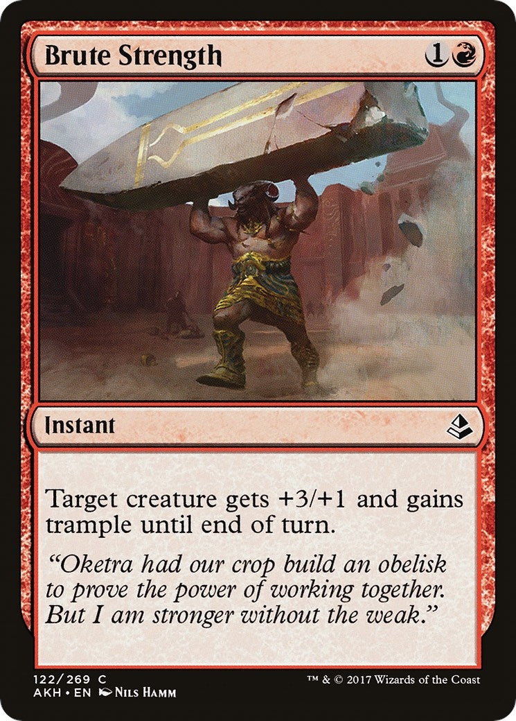 Brute Strength (122) [AKH] - MTG Single