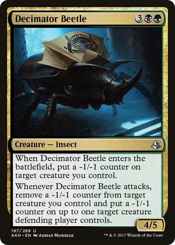 Decimator Beetle (197) [AKH] - MTG Single
