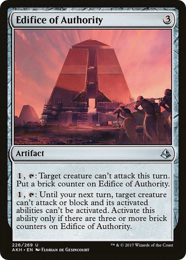 Edifice of Authority (226) [AKH] - MTG Single