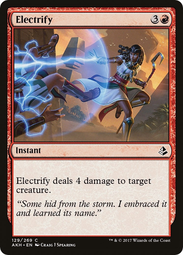 Electrify (129) [AKH] - MTG Single