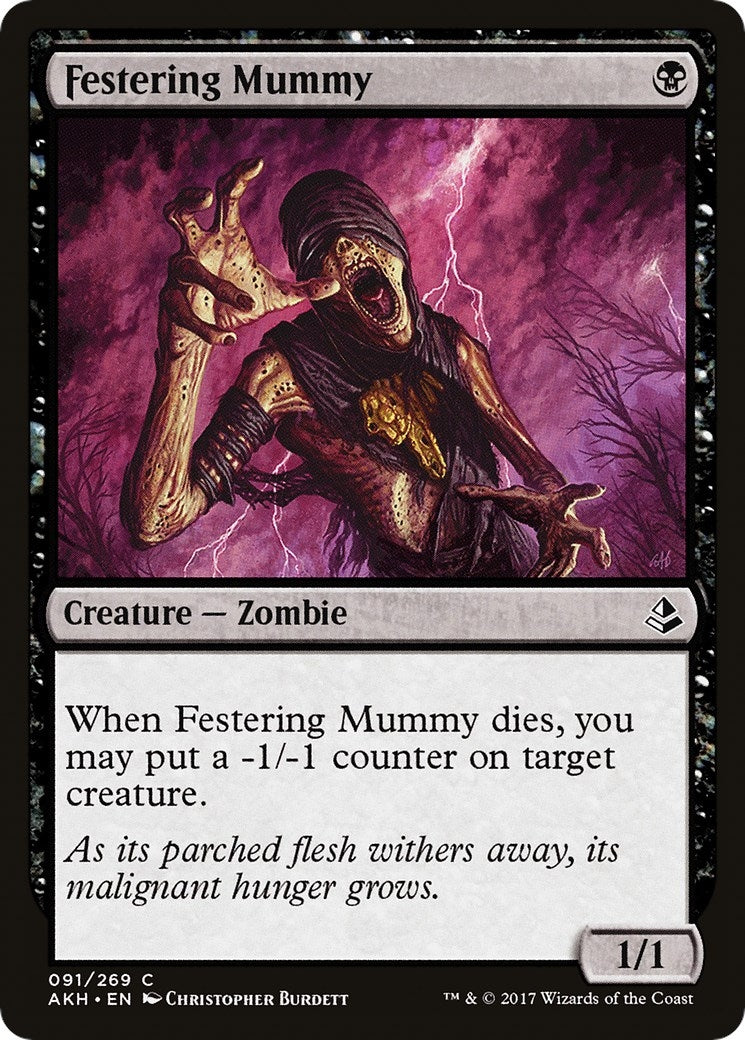 Festering Mummy (91) [AKH] - MTG Single