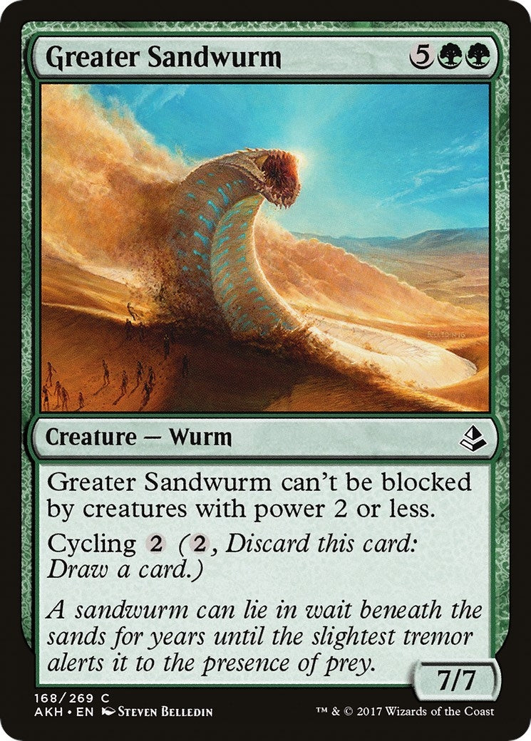 Greater Sandwurm (168) [AKH] - MTG Single