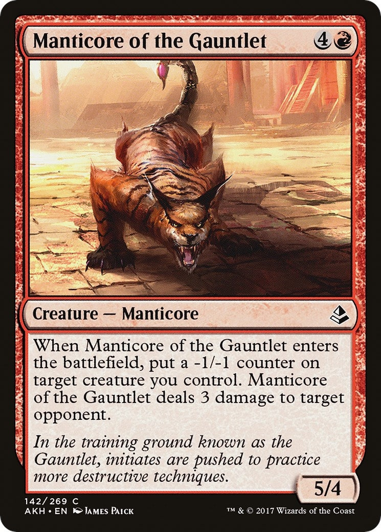 Manticore of the Gauntlet (142) [AKH] - MTG Single