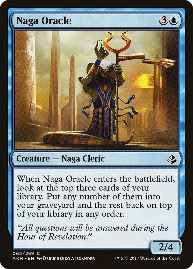 Naga Oracle (62) [AKH] - MTG Single