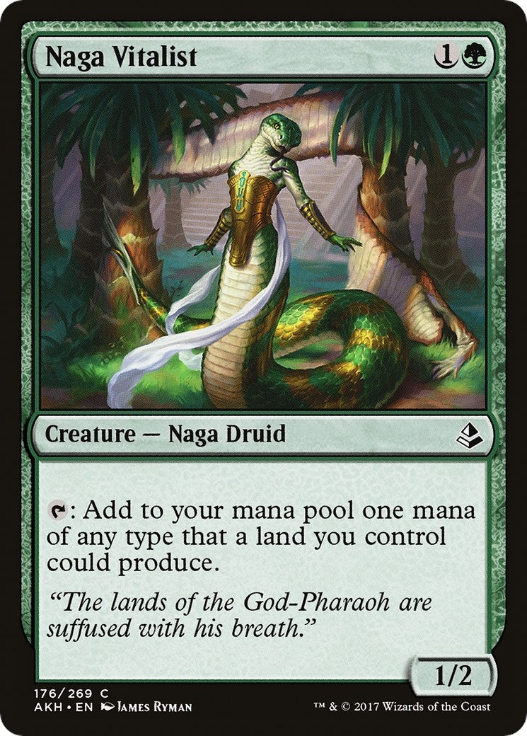 Naga Vitalist (176) [AKH] - MTG Single
