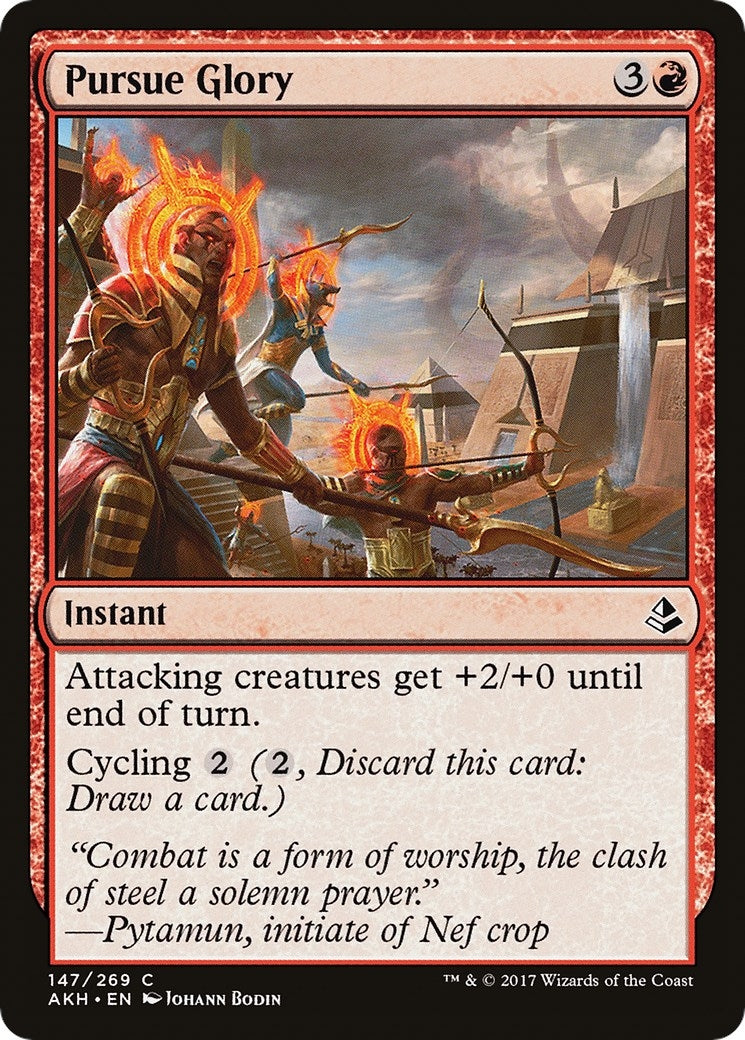Pursue Glory (147) [AKH] - MTG Single