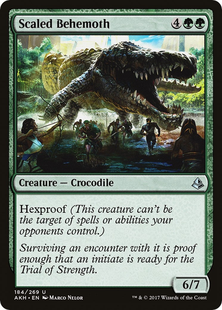 Scaled Behemoth (184) [AKH] - MTG Single