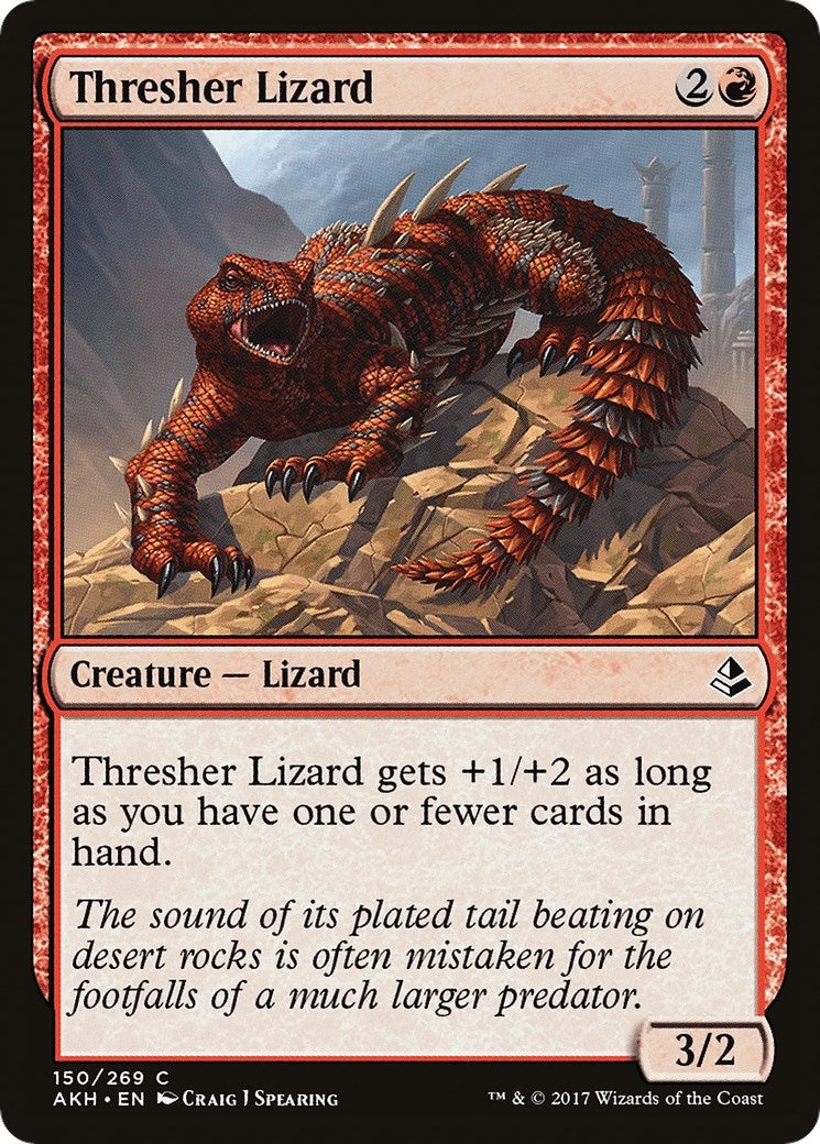 Thresher Lizard (150) [AKH] - MTG Single