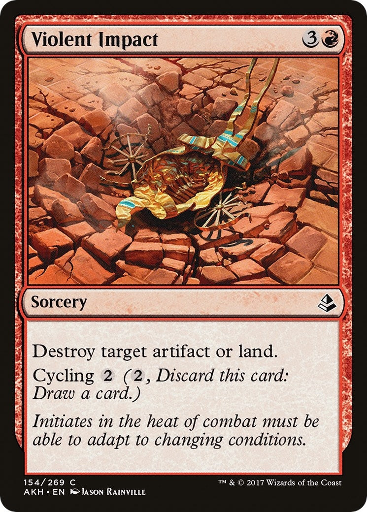 Violent Impact (154) [AKH] - MTG Single