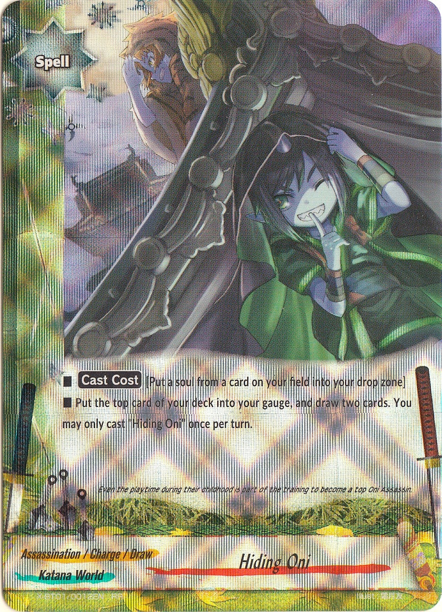 Hiding Oni (10012) [X-BT01] - Future Card BuddyFight Single