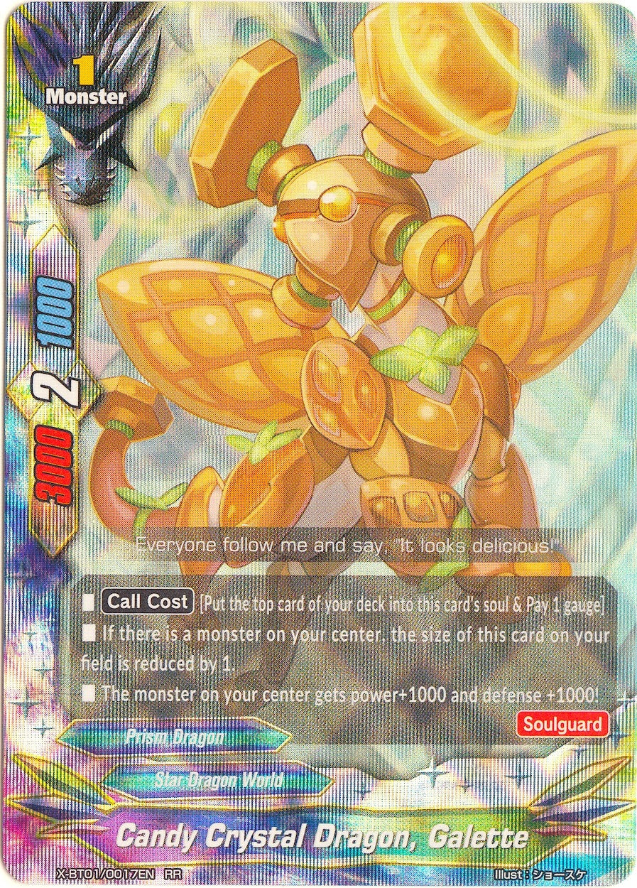 Candy Crystal Dragon Galette (10017) [X-BT01] - Future Card BuddyFight Single