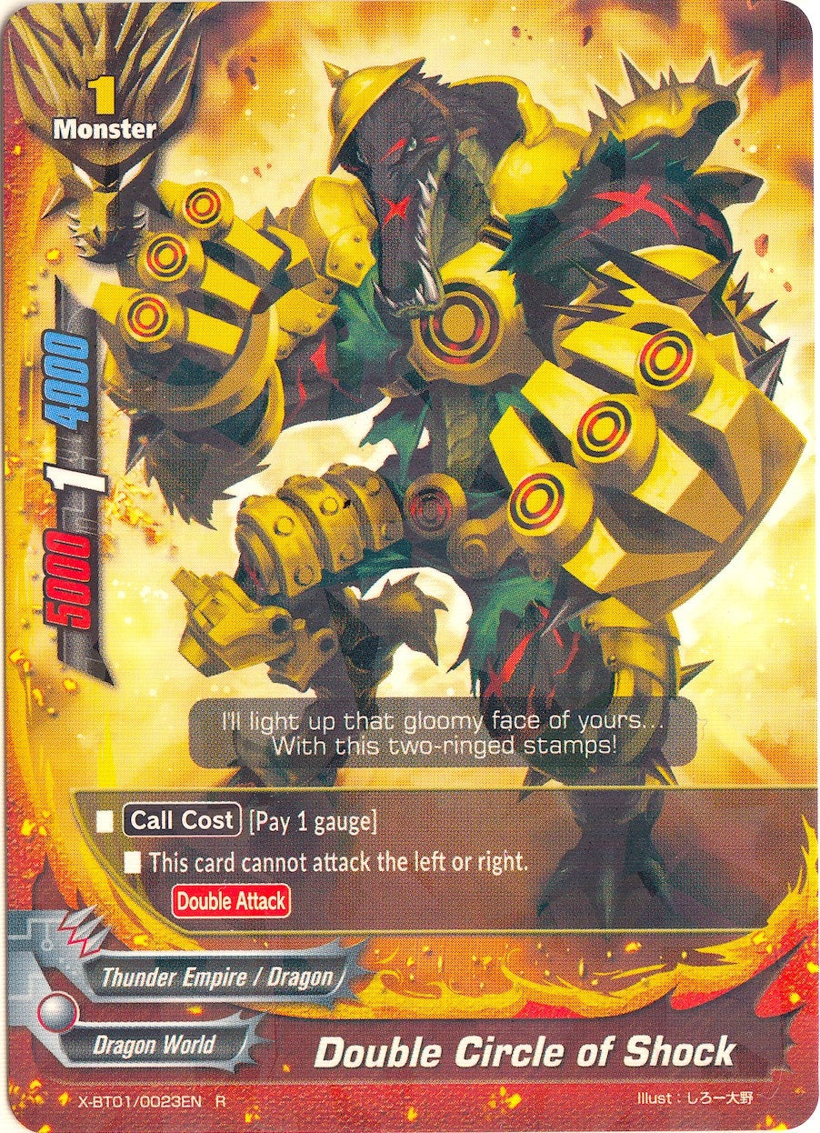 Double Circle of Shock (10023) [X-BT01] - Future Card BuddyFight Single