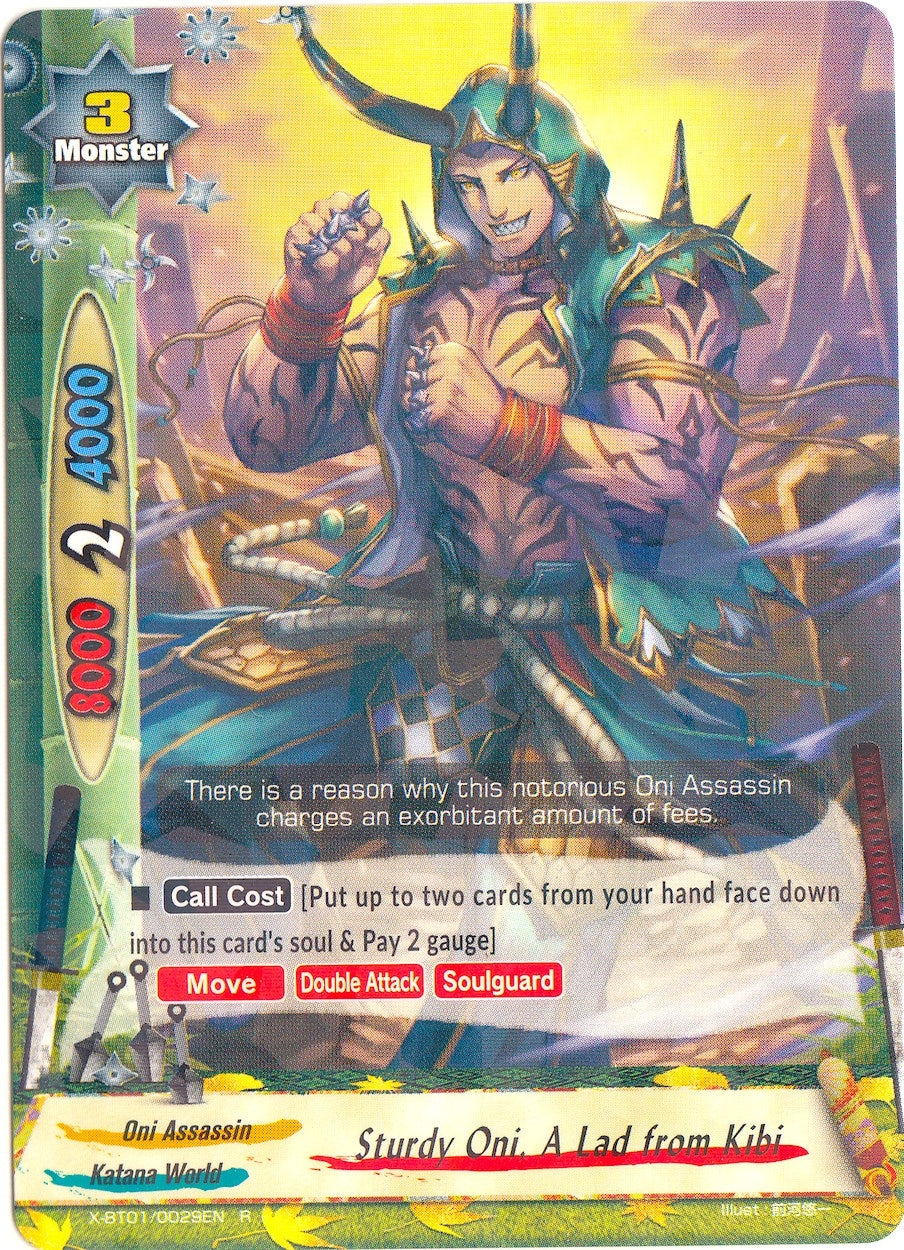 Sturdy Oni A Lad from Kibi (10029) [X-BT01] - Future Card BuddyFight Single