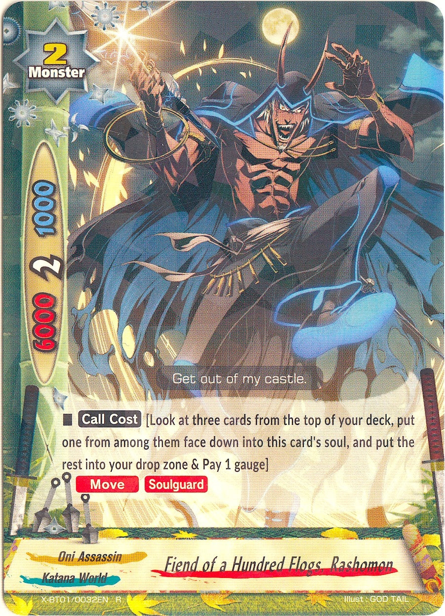 Fiend of a Hundred Flogs Rashomon (10032) [X-BT01] - Future Card BuddyFight Single
