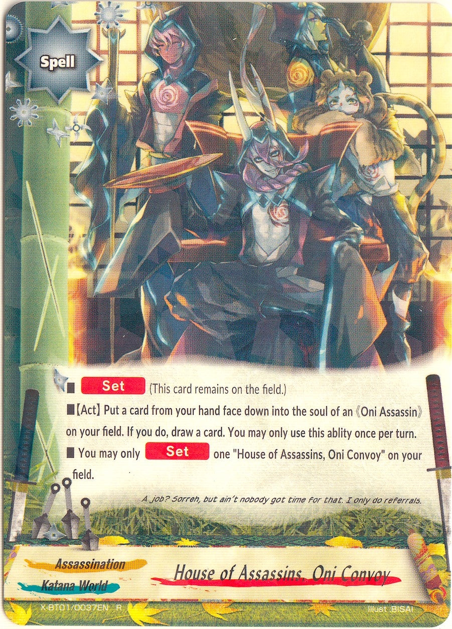 House of Assassins Oni Convoy (10037) [X-BT01] - Future Card BuddyFight Single