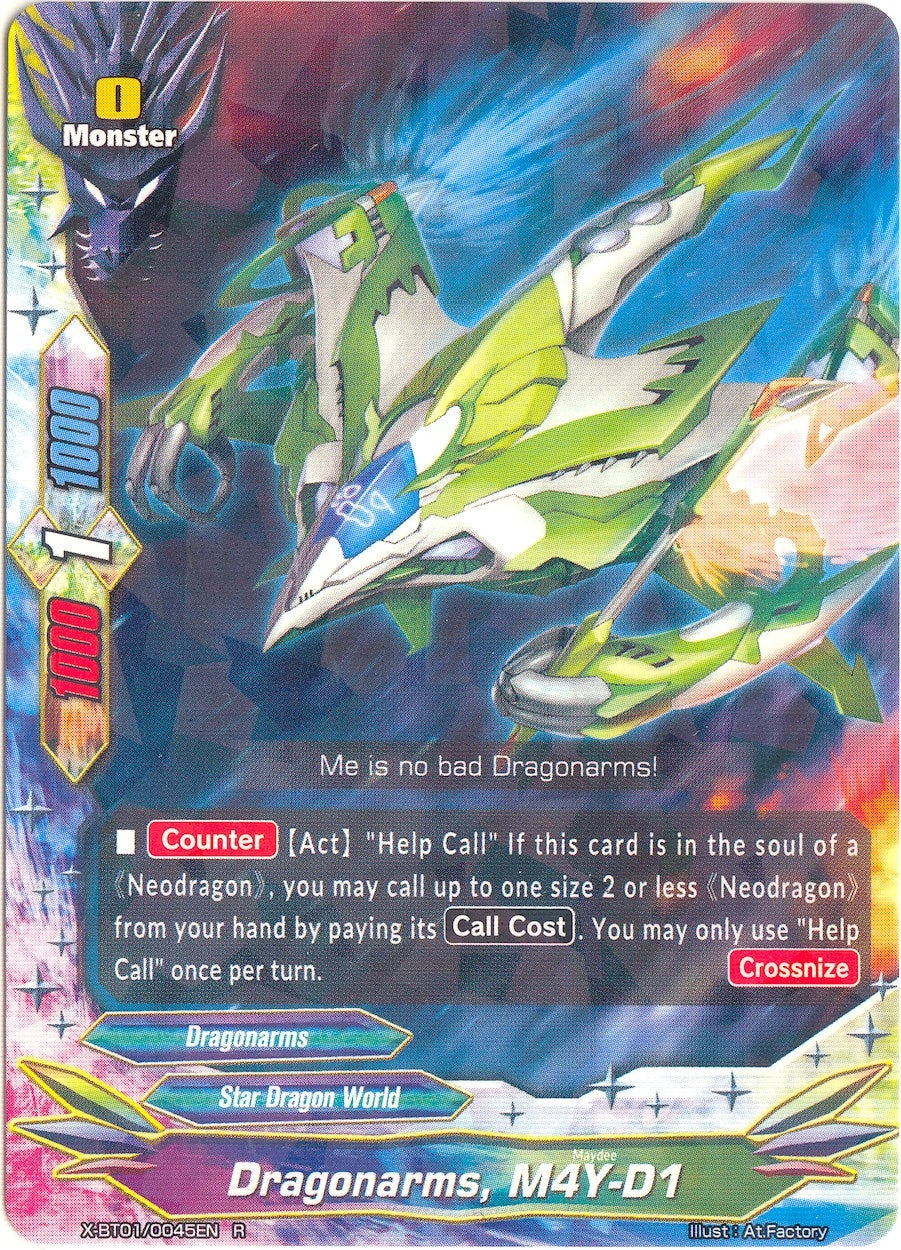 Dragonarms M4Y-D1 (10045) [X-BT01] - Future Card BuddyFight Single