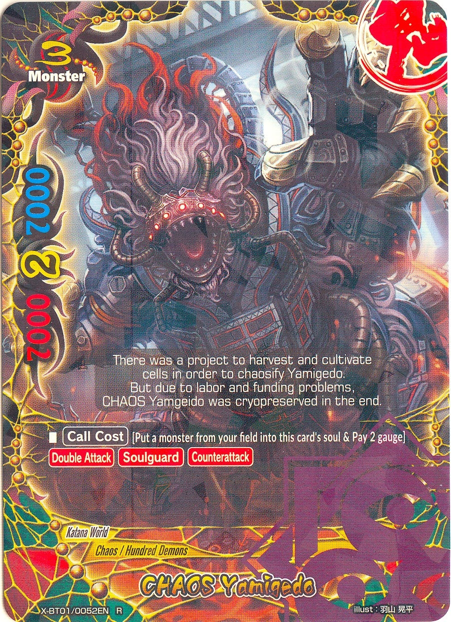 CHAOS Yamigedo (10052) [X-BT01] - Future Card BuddyFight Single