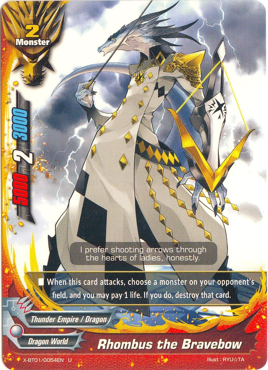 Rhombus the Bravebow (10054) [X-BT01] - Future Card BuddyFight Single