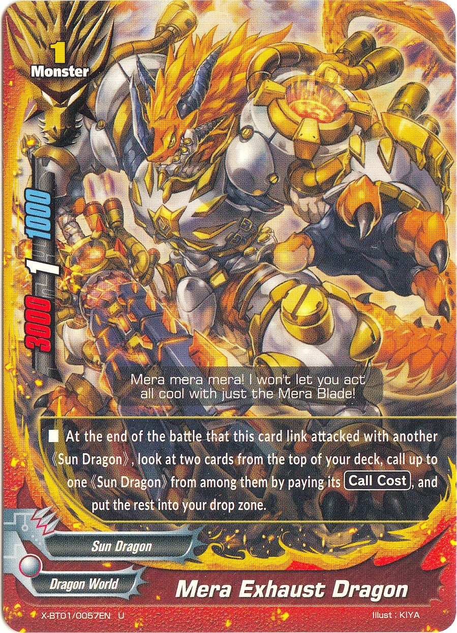 Mera Exhaust Dragon (10057) [X-BT01] - Future Card BuddyFight Single