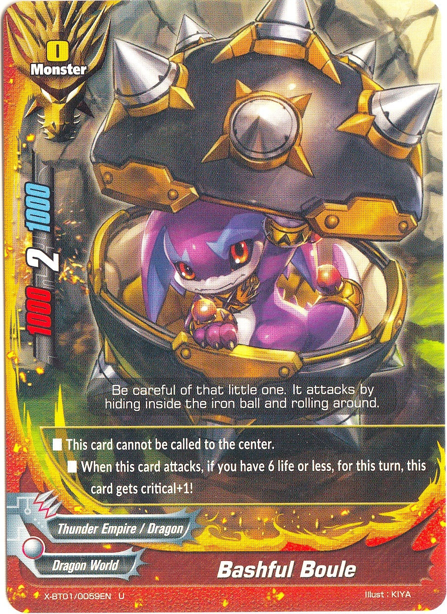 Bashful Boule (10059) [X-BT01] - Future Card BuddyFight Single