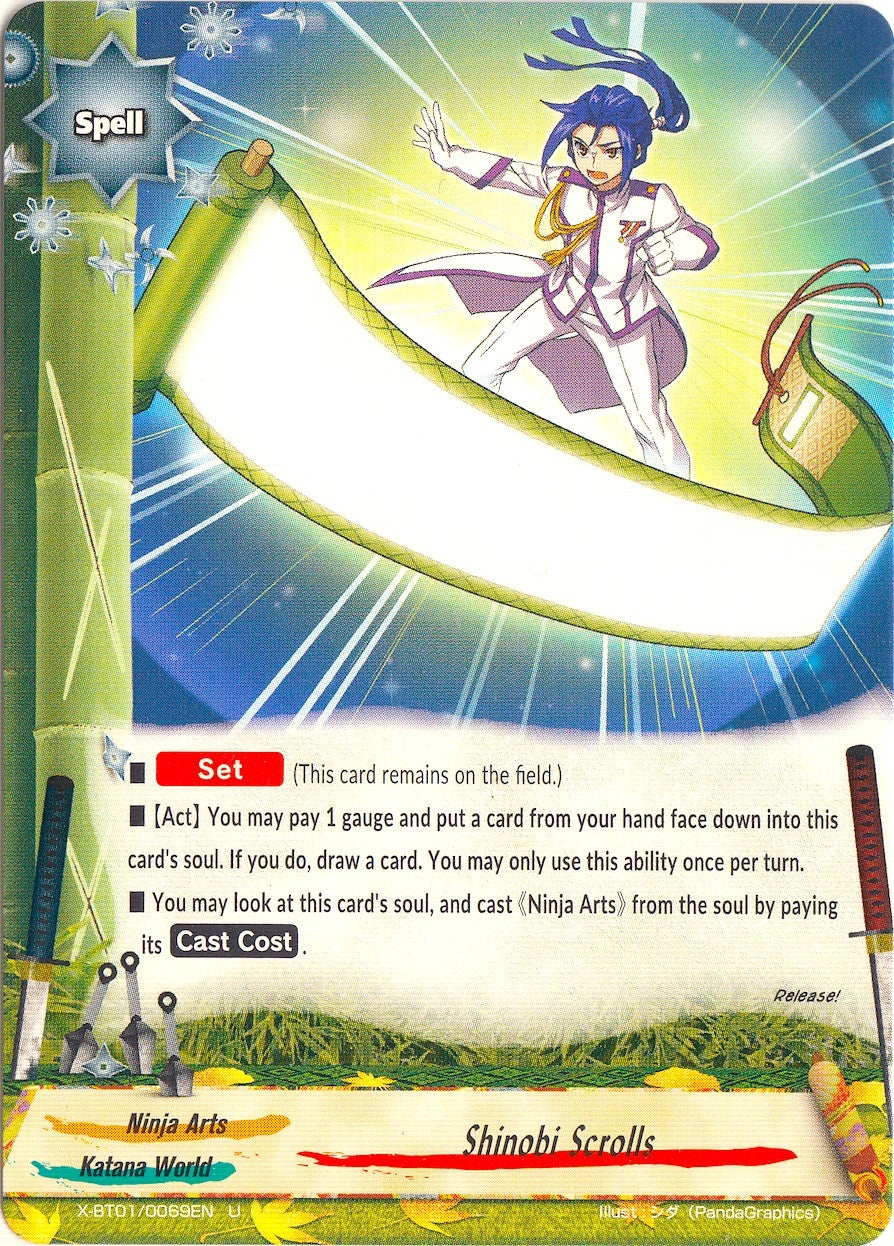 Shinobi Scrolls (10069) [X-BT01] - Future Card BuddyFight Single