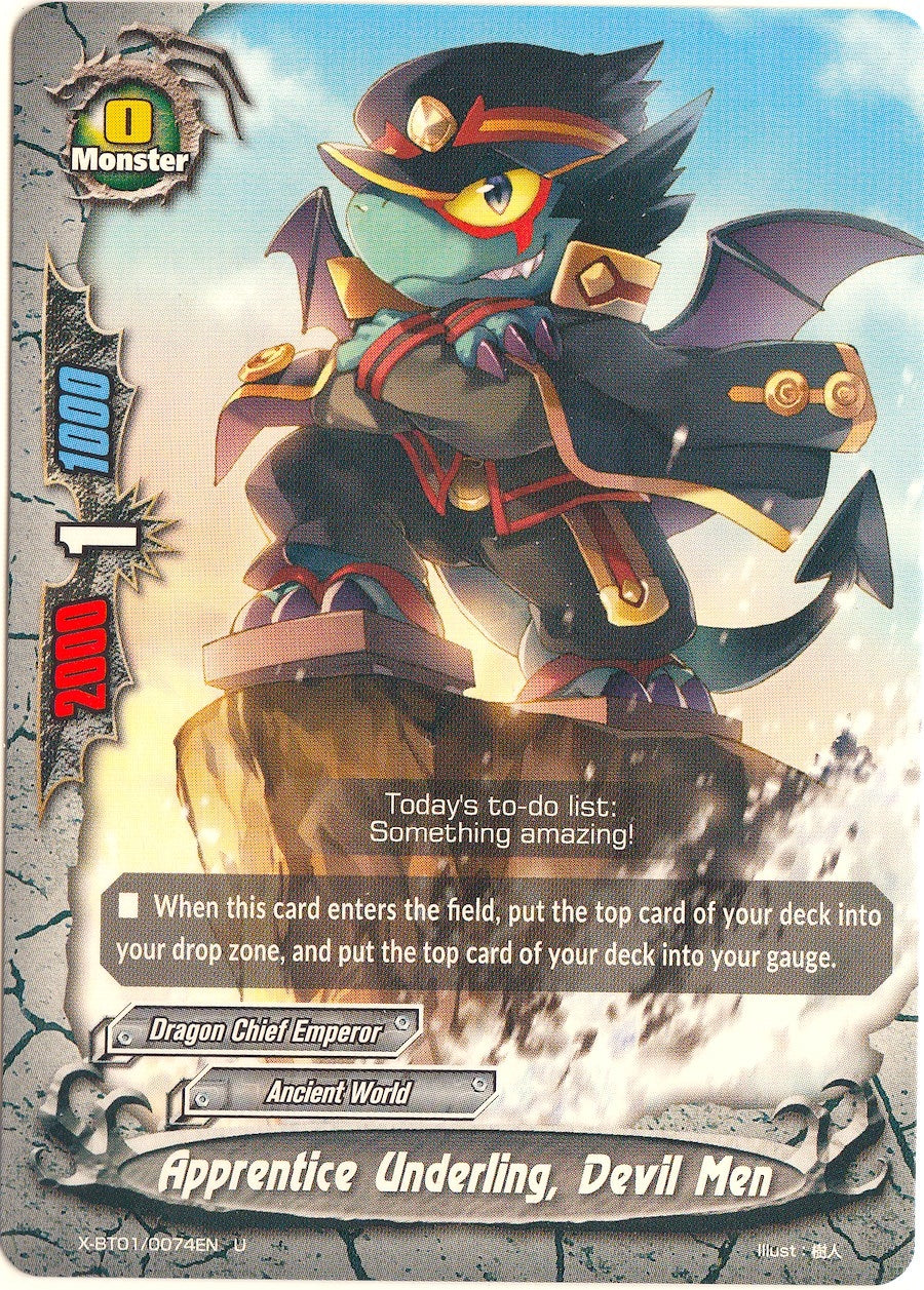 Apprentice Underling Devil Men (10074) [X-BT01] - Future Card BuddyFight Single