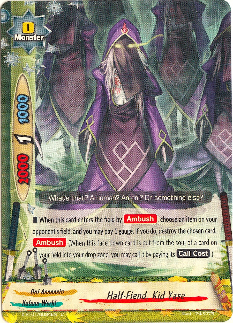 Half-Fiend Kid Yase (10094) [X-BT01] - Future Card BuddyFight Single