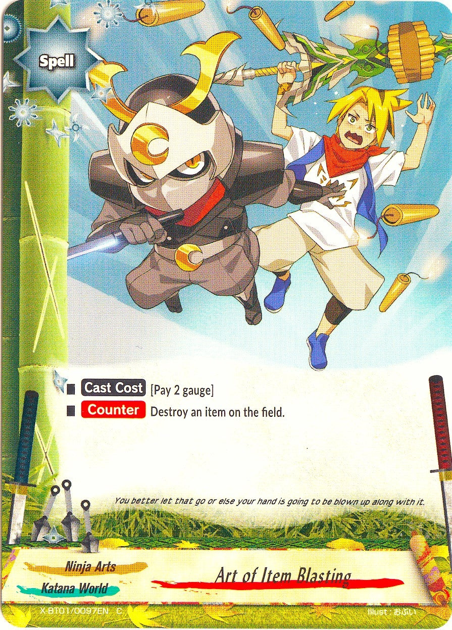 Art of Item Blasting (10097) [X-BT01] - Future Card BuddyFight Single