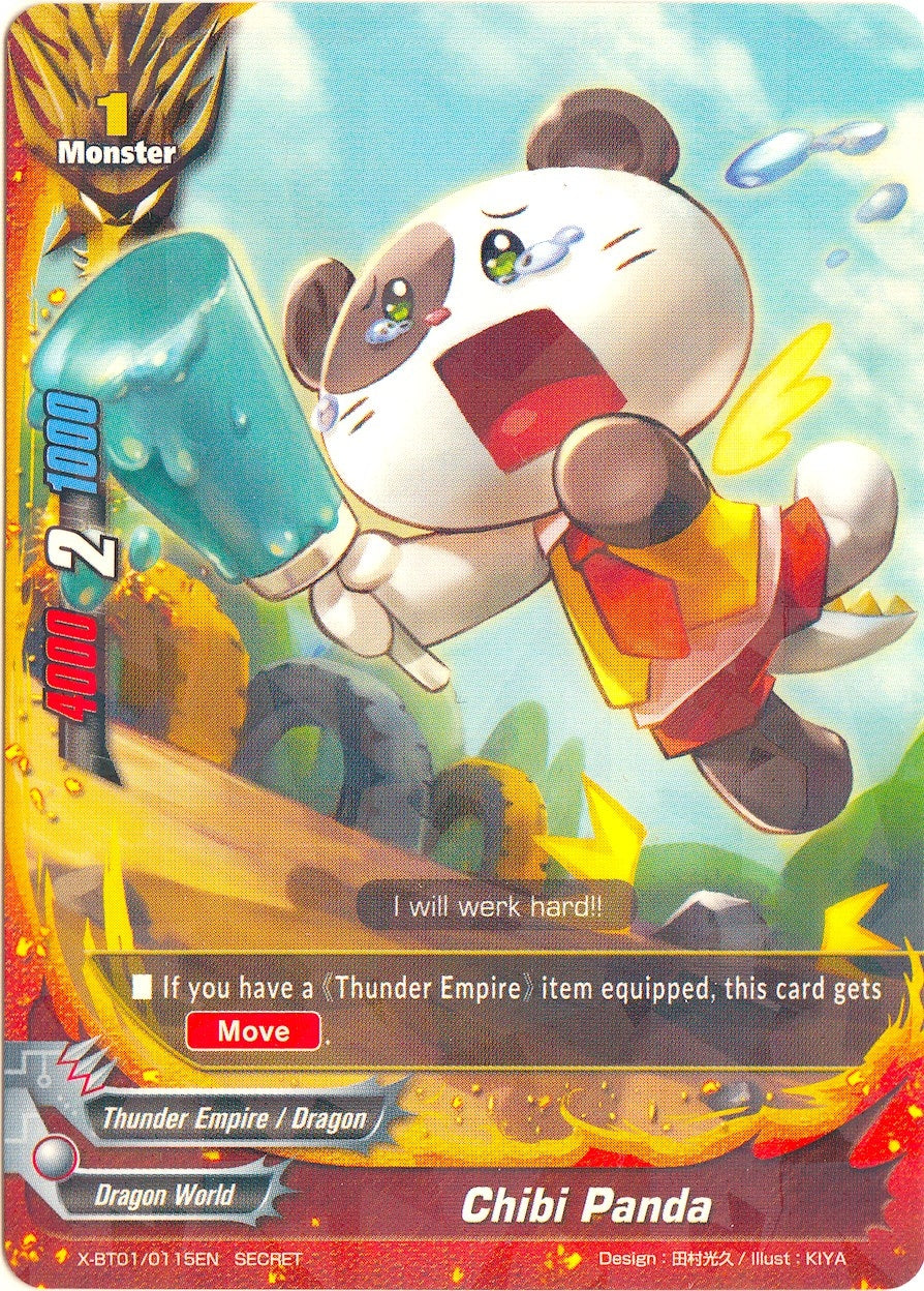 Chibi Panda (10115) [X-BT01] - Future Card BuddyFight Single