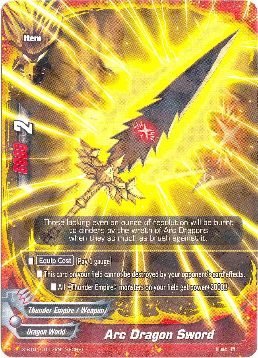 Arc Dragon Sword (10117) [X-BT01] - Future Card BuddyFight Single