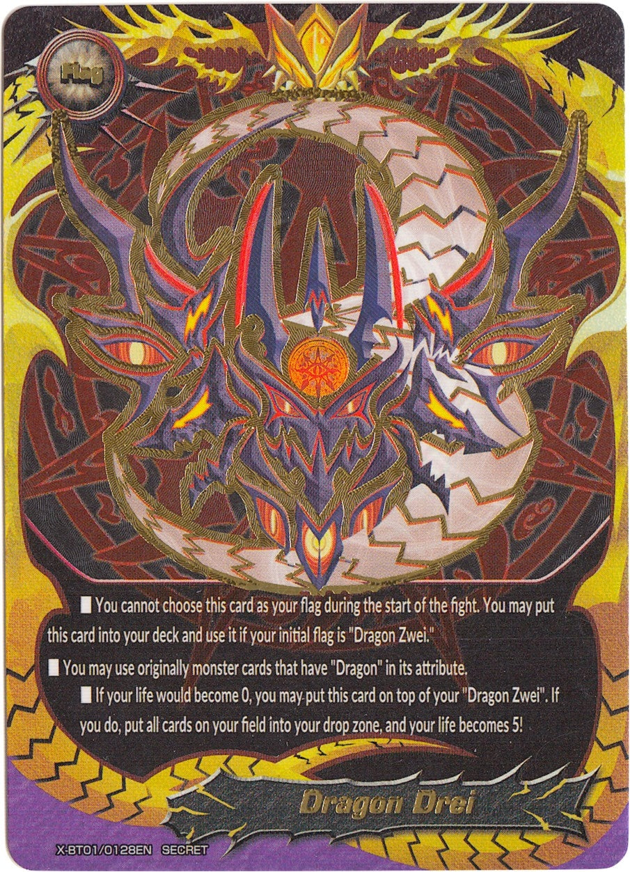 Dragon Drei (10128) [X-BT01] - Future Card BuddyFight Single