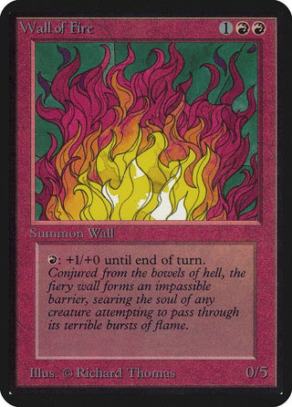 Wall of Fire [LEA] - MTG Single