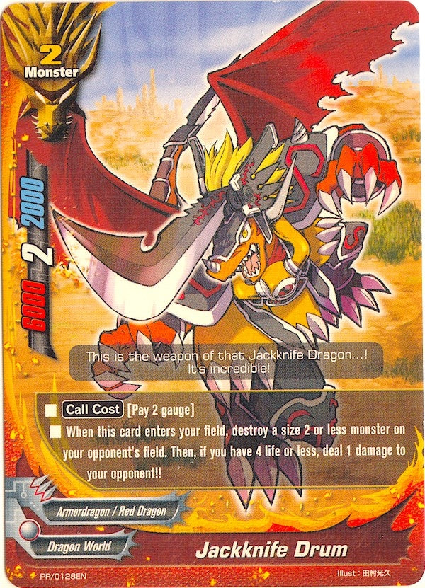 Jackknife Drum (128) [PR] - Future Card BuddyFight Single