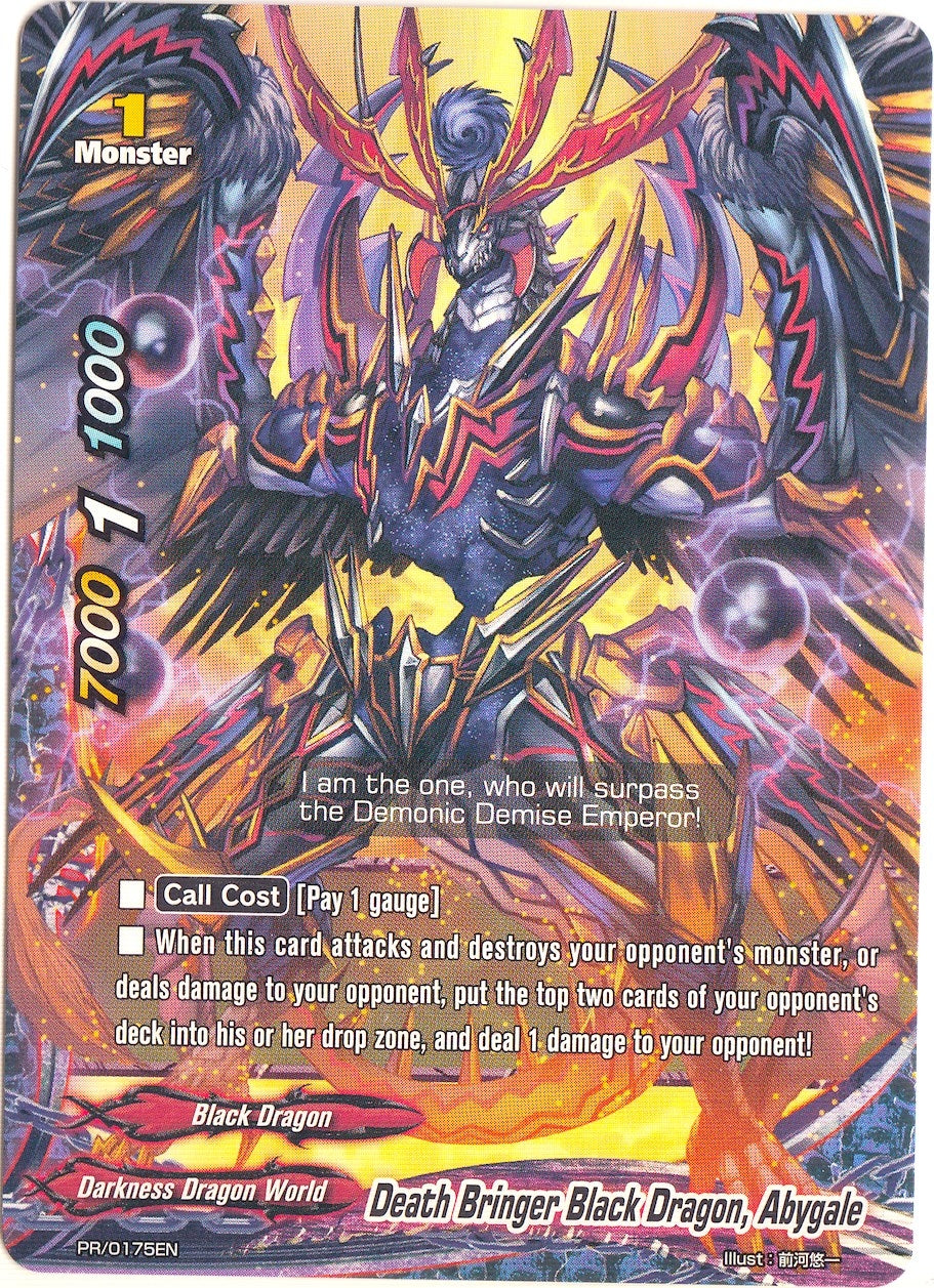 Death Bringer Black Dragon Abygale (175) [PR] - Future Card BuddyFight Single