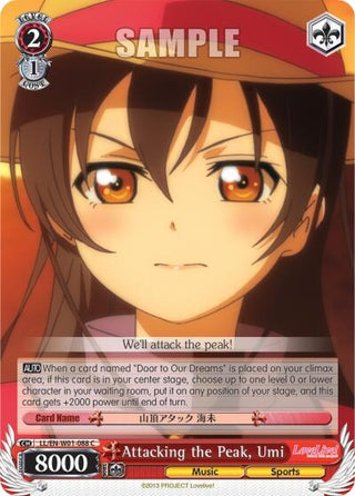 Attacking the Peak Umi (1088) [LL/EN-W01] - Weiss Schwarz Single