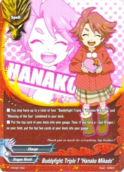 Buddyfight Triple T ’Hanako Mikado’ (217) [PR] - Future Card BuddyFight Single