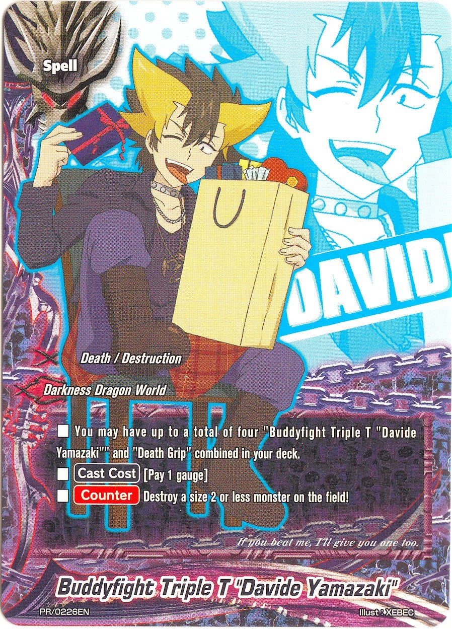 Buddyfight Triple T ’Davide Yamazaki’ (226) [PR] - Future Card BuddyFight Single