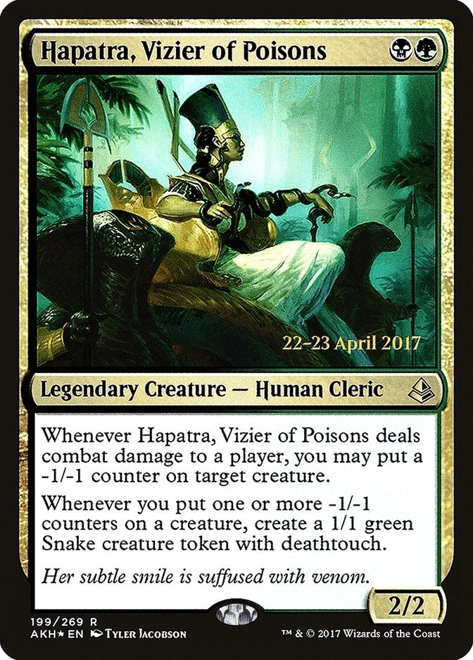Hapatra Vizier of Poisons (199) [PRE] - MTG Single