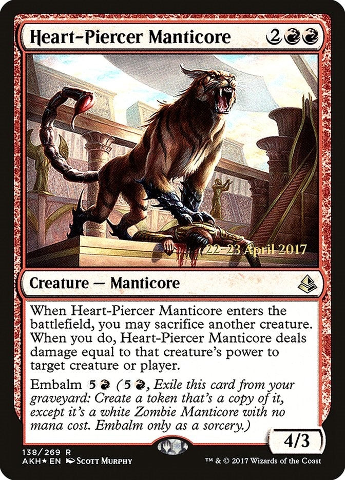 Heart-Piercer Manticore (138) [PRE] - MTG Single