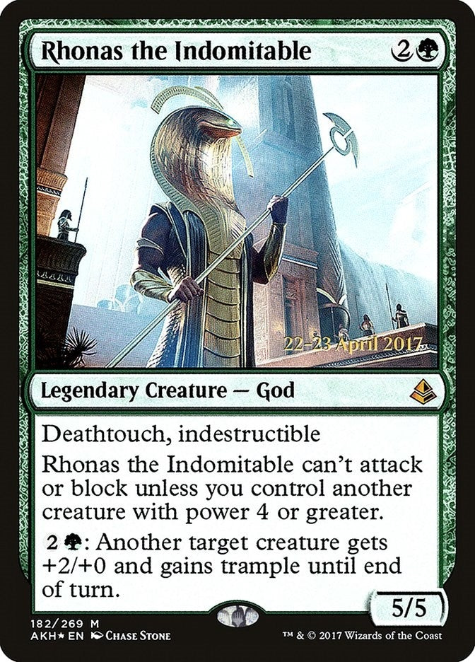 Rhonas the Indomitable (182) [PRE] - MTG Single