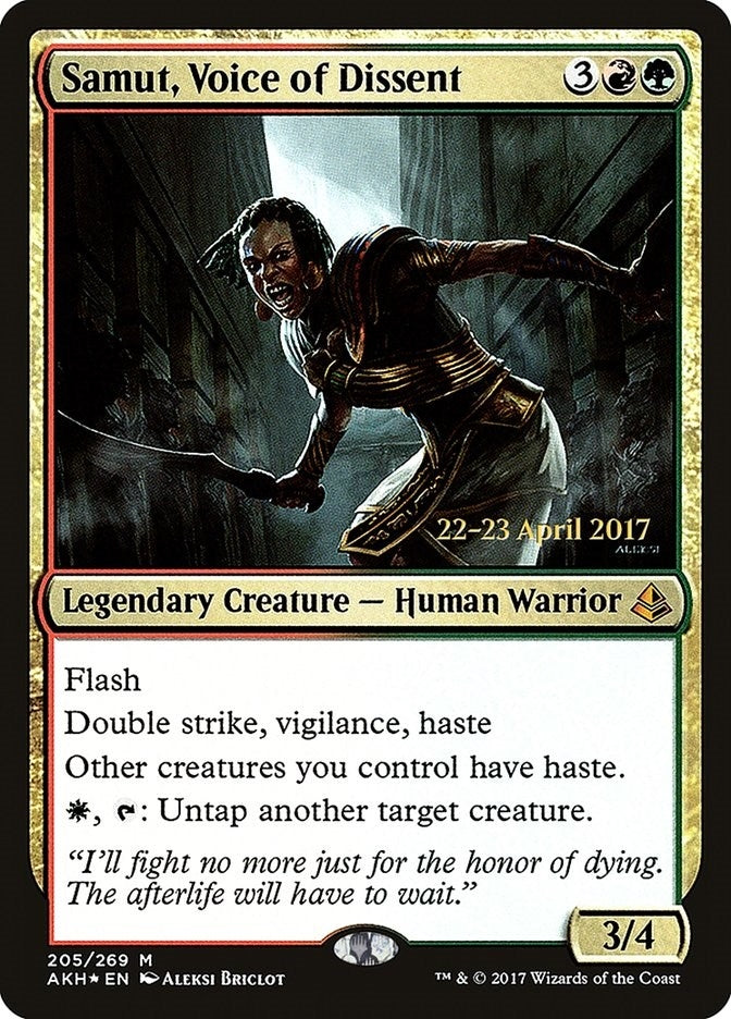 Samut Voice of Dissent (205) [PRE] - MTG Single