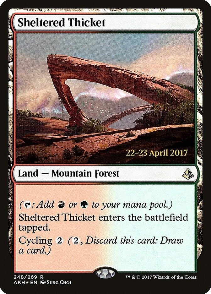 Sheltered Thicket (248) [PRE] - MTG Single