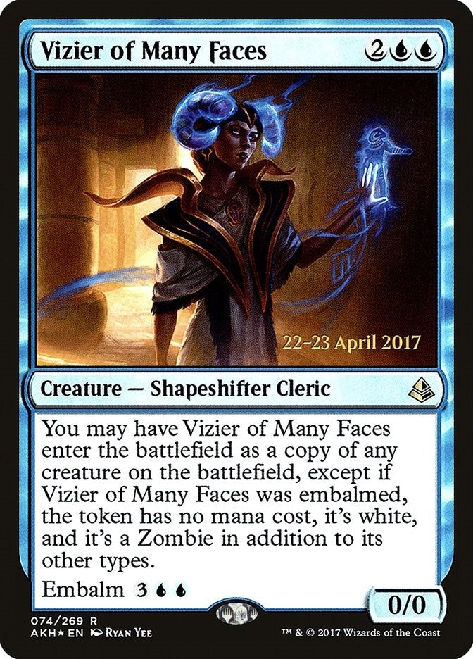 Vizier of Many Faces (74) [PRE] - MTG Single