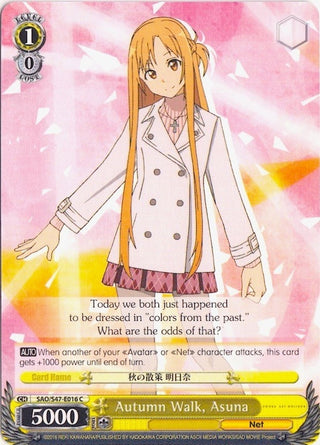 Autumn Walk Asuna (47016) [SAO/S47] - Weiss Schwarz Single